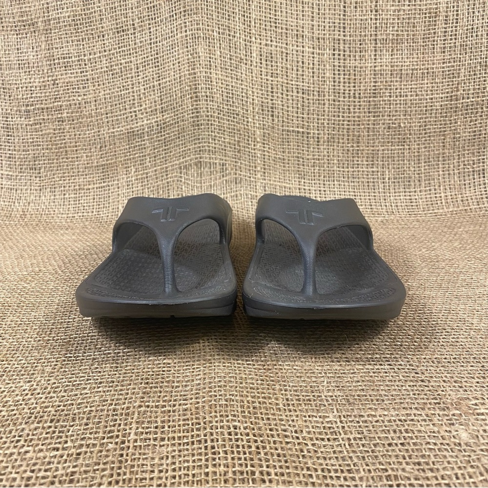 TELIC Sandal Energy Flip Flop Black wedge slip on waterproof size L 11 - Picture 8 of 10
